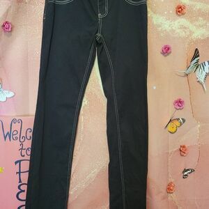 POINT ZERO DESIGNER BLACK JEANS